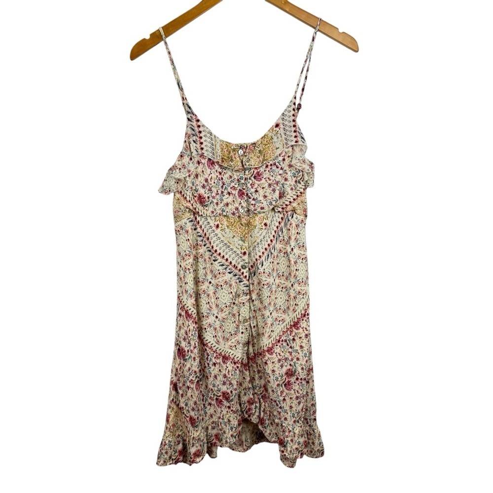 O'Neill Girls Brooklyn Dress Floral Ruffle Prairie Size Medium